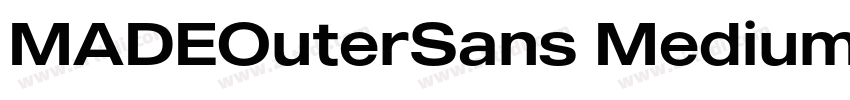 MADEOuterSans Medium字体转换